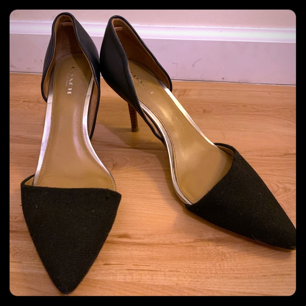 Gently used Coach heels for the office.